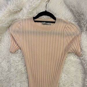 Zara ribbed tshirt